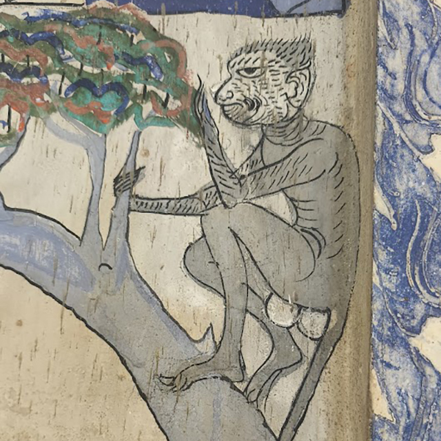 Hoop Tam (Mural Painting): Monkey