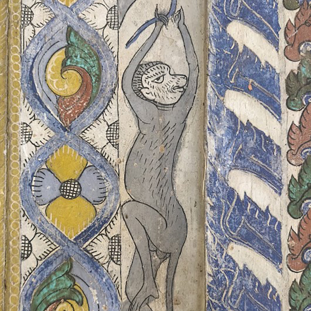 Hoop Tam (Mural Painting): Monkey